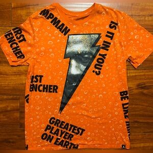 Nike Jumpman T-Shirt Nike Air Jordan Gatorade AOP Mens Large Orange Be Like Mike